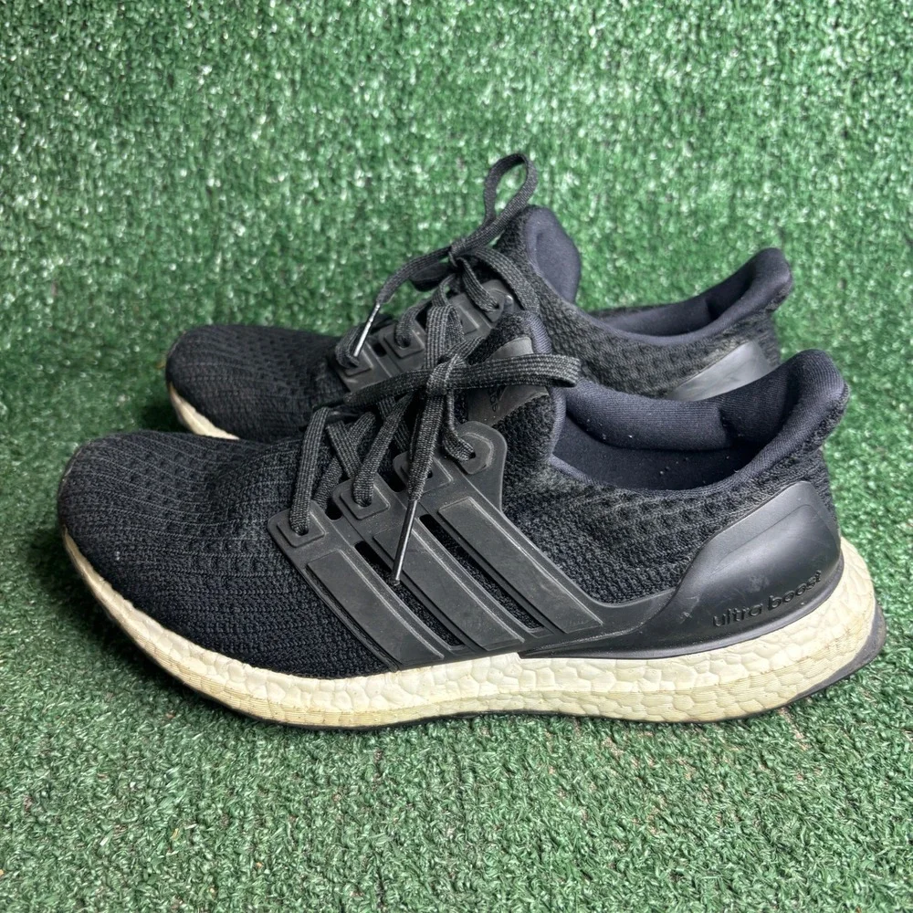 Adidas Ultra Boost BB6149 Primeknit Athletic Running Sneaker Core Black Mens 7
